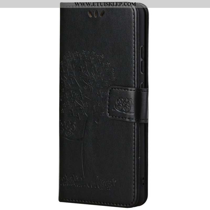 Etui Folio do Samsung Galaxy M23 5G Sowa Drzewo